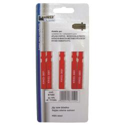 MAURER PLUS LAME SEGHETTO MPLUS-BOSCH T101D X LEGNO 5PZ T101D - legno-plastica - taglio veloce fino a mm 60