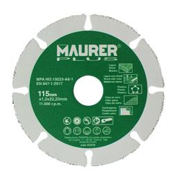 MAURER PLUS DISCO MPLUS MARMO 230X3.0X22MM - centro depresso