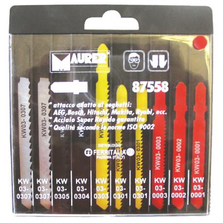 MAURER PLUS LAME SEGHETTO MPLUS BOSCH 8 TIPI 10PZ