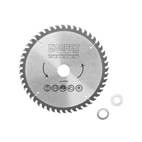 MAURER PLUS LAMA WIDIA LEGNO 200X2.6MM Z48 F30+20+16 - 48 denti