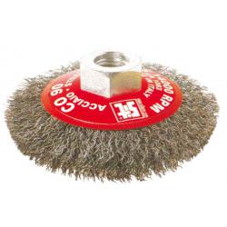 SIT SPAZZOLA CONICA FORO M14 FILO 0.3 MM 95