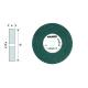 MOLA ABRAS. VERDE MM 200X25X20 GRANA 80