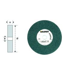 MOLA ABRAS. VERDE MM 150X25X16 GRANA 80