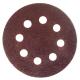 DISCO ABRASIVO VELCRATO 8FORI D.115 GR.100