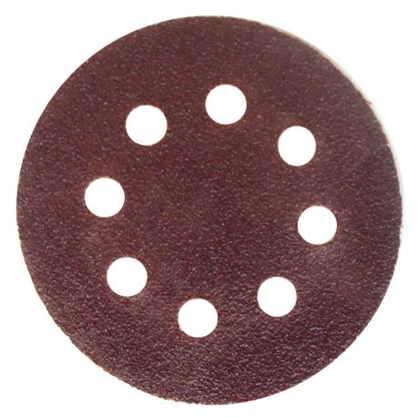 DISCO ABRASIVO VELCRATO 8FORI D.115 GR.100