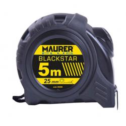 MAURER PLUS FLESSOMETRO BLACKSTAR NERO WATERPROOF MM25X5M