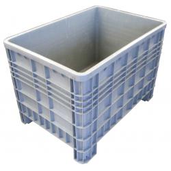 CONTENITORE INDUSTRIALE PIENO C/PIEDI 600LT