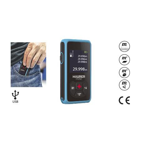 MAURER PLUS MISURATORE LASER MPLUS 5CM--->30MT