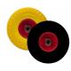 MAURER RUOTA PIENA PU C/CUSC RULLO GIALLA 260X85F20