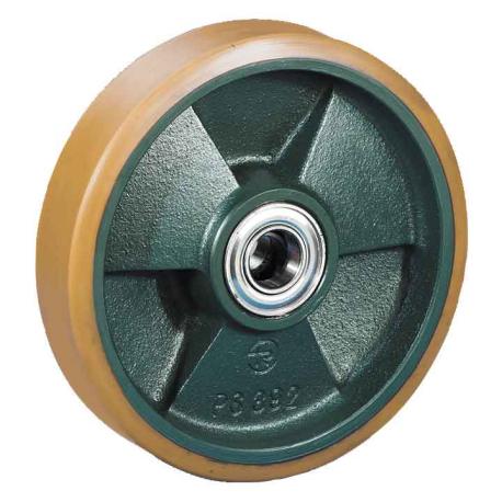 RUOTA NYLON PIASTRA GIREVOLE D. 40X18
